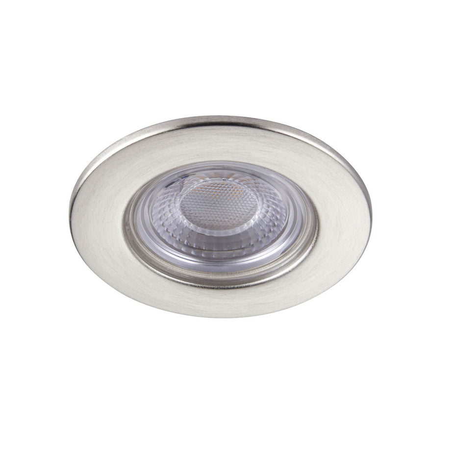 LED Downlight Matt White Fixed Warm White Fire Rated IP65 Dimmable 6W Pack Of 10 - Image 3