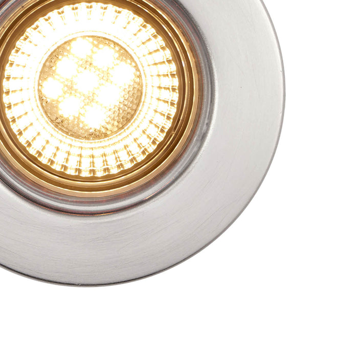 Downlight Ceiling Spot Light Nickel Effect Warm White Integrated LED Pack of 10 - Image 4
