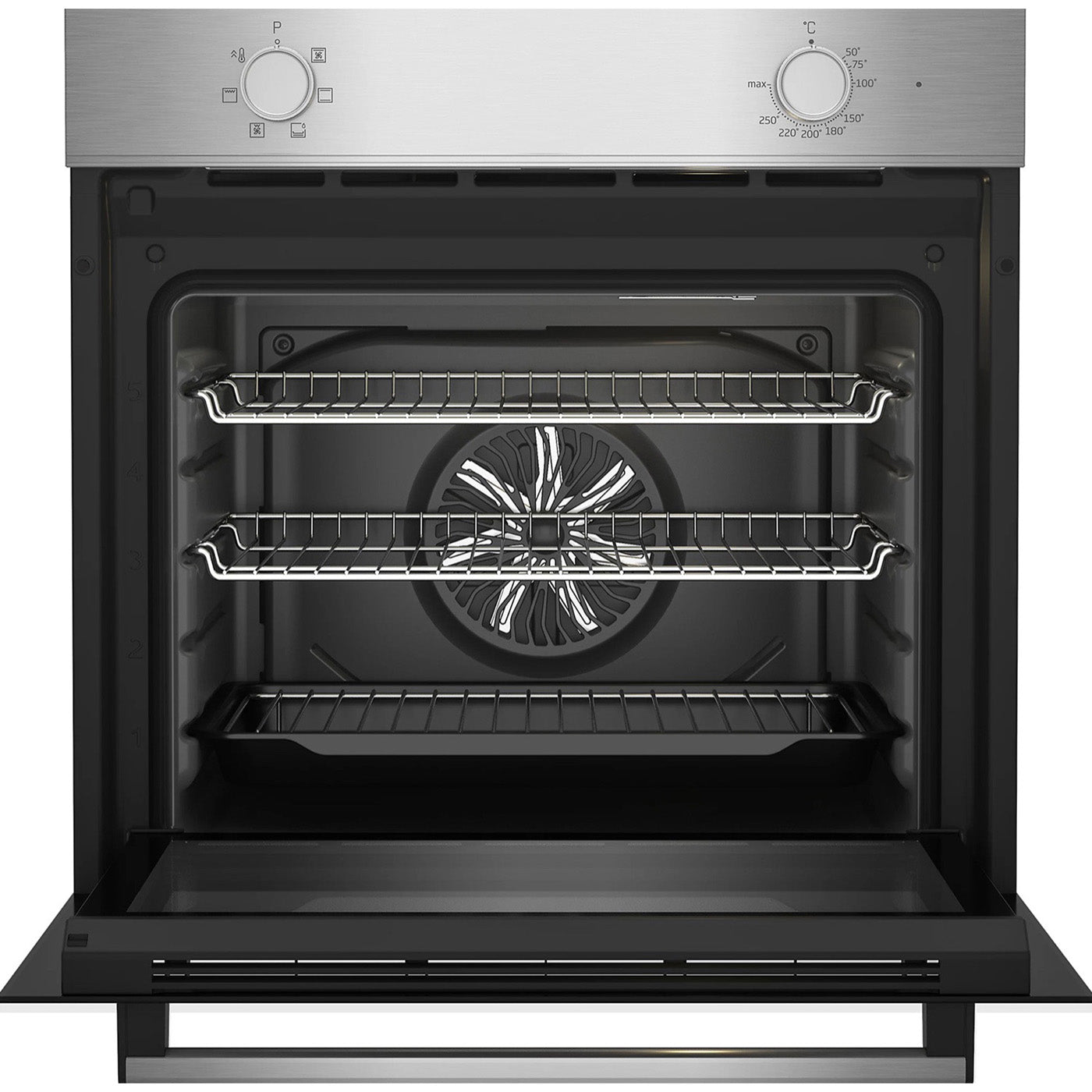 Beko Oven & Hob Pack Multifunction Built-In Stainless Steel Ceramic 66L A Rating - Image 4