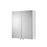Bathroom Mirror Cabinet Wall Mounted 2 Door White Gloss With Shelf Cupboard - Image 1