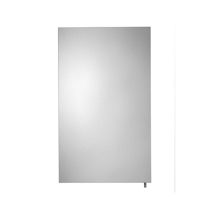 Bathroom Cabinet Mirrored Soft Close Black Wall-Mounted Single (H) 670 (W) 400mm - Image 2
