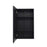Bathroom Cabinet Mirrored Soft Close Black Wall-Mounted Single (H) 670 (W) 400mm - Image 4