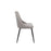 Chair Dining Grey Padded Seat Wood Metal Legs Rectangular Kitchen Pack of 2 - Image 3
