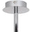 Ceiling Light 6 Lamp Brushed Twisted Metal Silver Chrome Effect Modern - Image 5