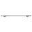 Towel Rail Rack Wall-Mounted Chrome Effect Stainless Steel Single (W)68.6cm - Image 3