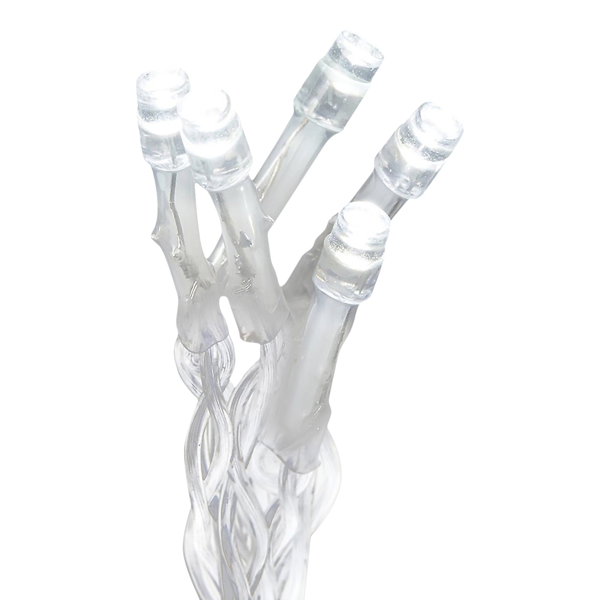 Christmas Icicle String Light LED Ice White 8 Functions Water Resistant 17.8m - Image 4