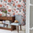 Laura Ashley Wallpaper Roll Crimson Floral Smooth Matt Patterned Elegant 5.2m² - Image 2