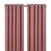 Eyelet Curtain Pair Pink Velvet Lined Ring Top Lined Heavy (W)167x(L)183cm - Image 1
