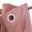 Eyelet Curtain Pair Pink Velvet Lined Ring Top Lined Heavy (W)167x(L)183cm - Image 3