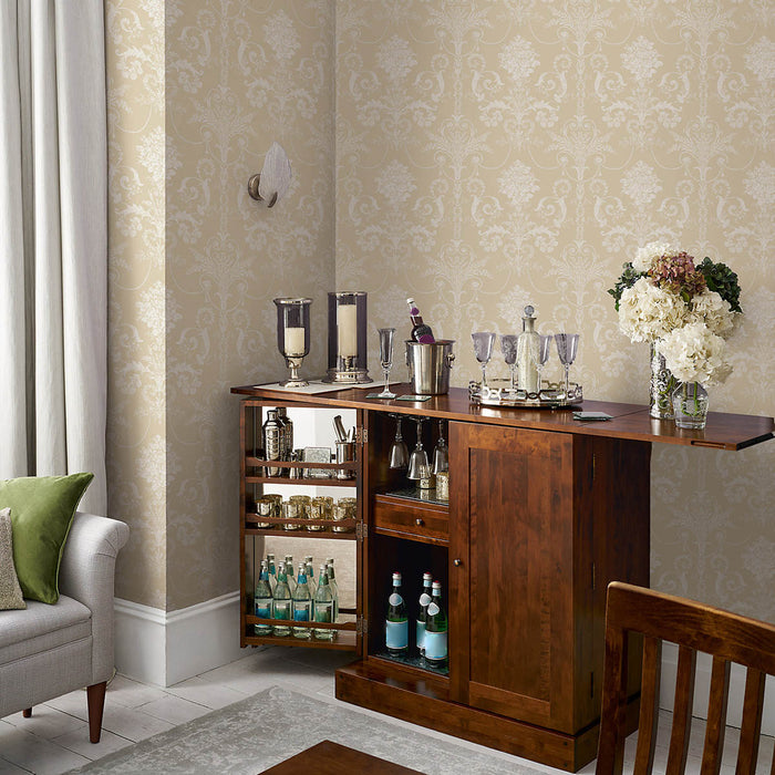 Laura Ashley Wallpaper Matt Josette Linen Damask Smooth Washable 5.2m² - Image 3