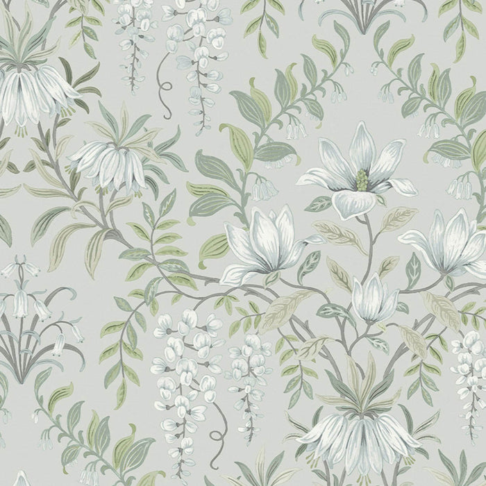 Wallpaper Sage Vintage Floral Damask Smooth Matt Fresh Modern Patterned - Image 4