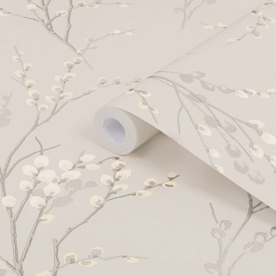 Laura Ashley Wallpaper Matt Dove Grey Willow Floral Smooth Washable 5.2m² - Image 5