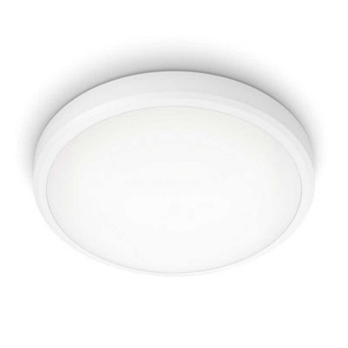 Bathroom Ceiling Light Metal Plastic Frosted White Integrated LED Cool White - Image 1