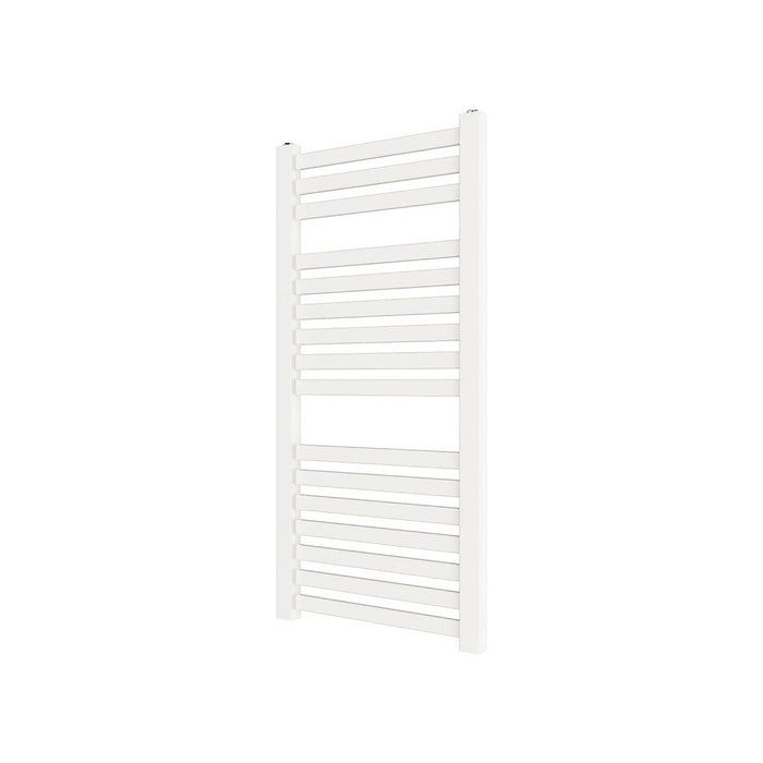 Towel Rail Radiator White Bathroom Vertical Warmer (W)480 x (H)950mm 1408BTU - Image 1