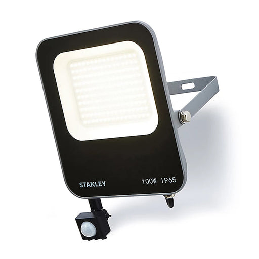 LED Floodlight PIR Slimline Cool Daylight Wall-Mounted Security Outdoor Garden - Image 1