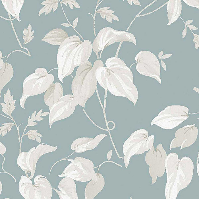Next Wallpaper Flower Patterned Paper Matt Duck Egg Smooth Modern 5.3m² - Image 4