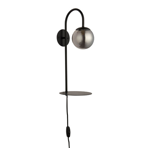 Dasha Matt Black Plug-in Wall light - Image 1