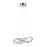 LED Ceiling Light Spiral Matt Aluminium Alloy Pendant Warm White 2200lm 23W - Image 1