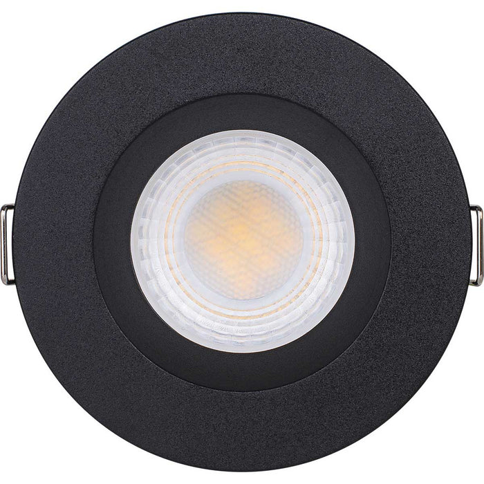 LED Downlight Spotlight Steel Matt Black Cool And Warm White Dimmable Pack of 6 - Image 3