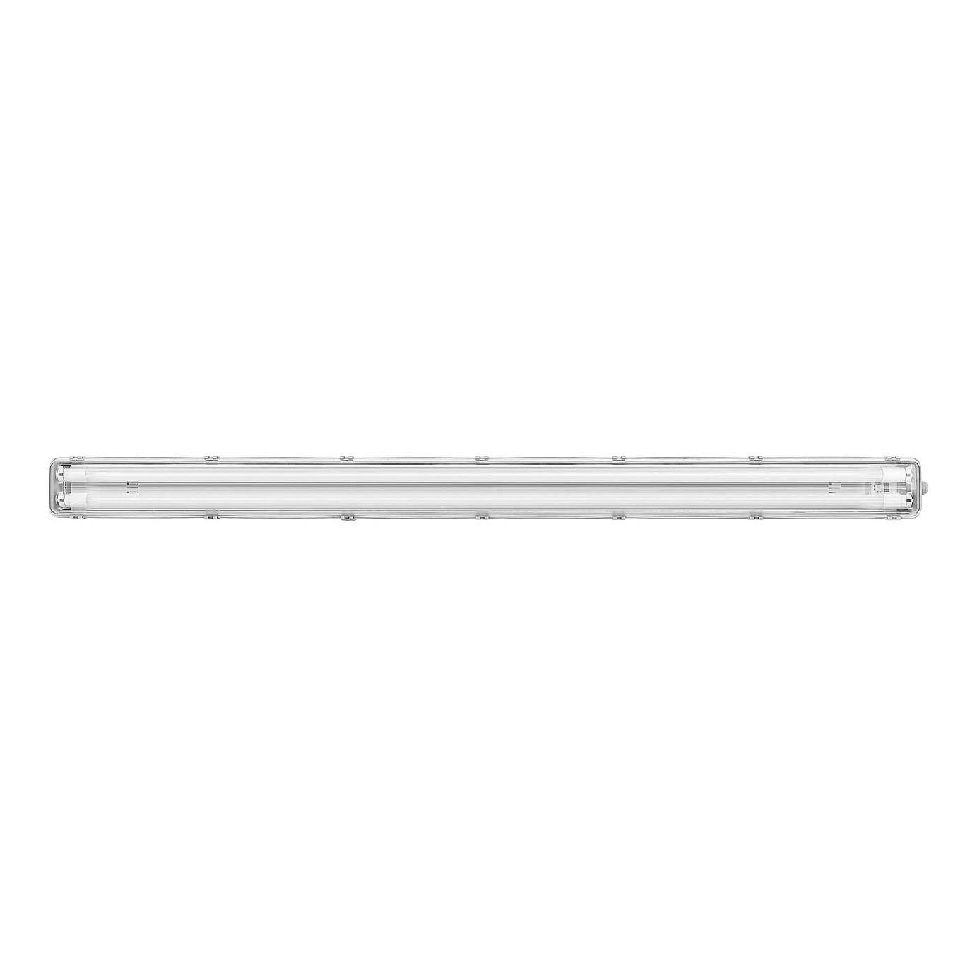 Luceco Twin Batten Ceiling light LED Cool White T8 3900lm Weatherproof (L)1.59m - Image 1
