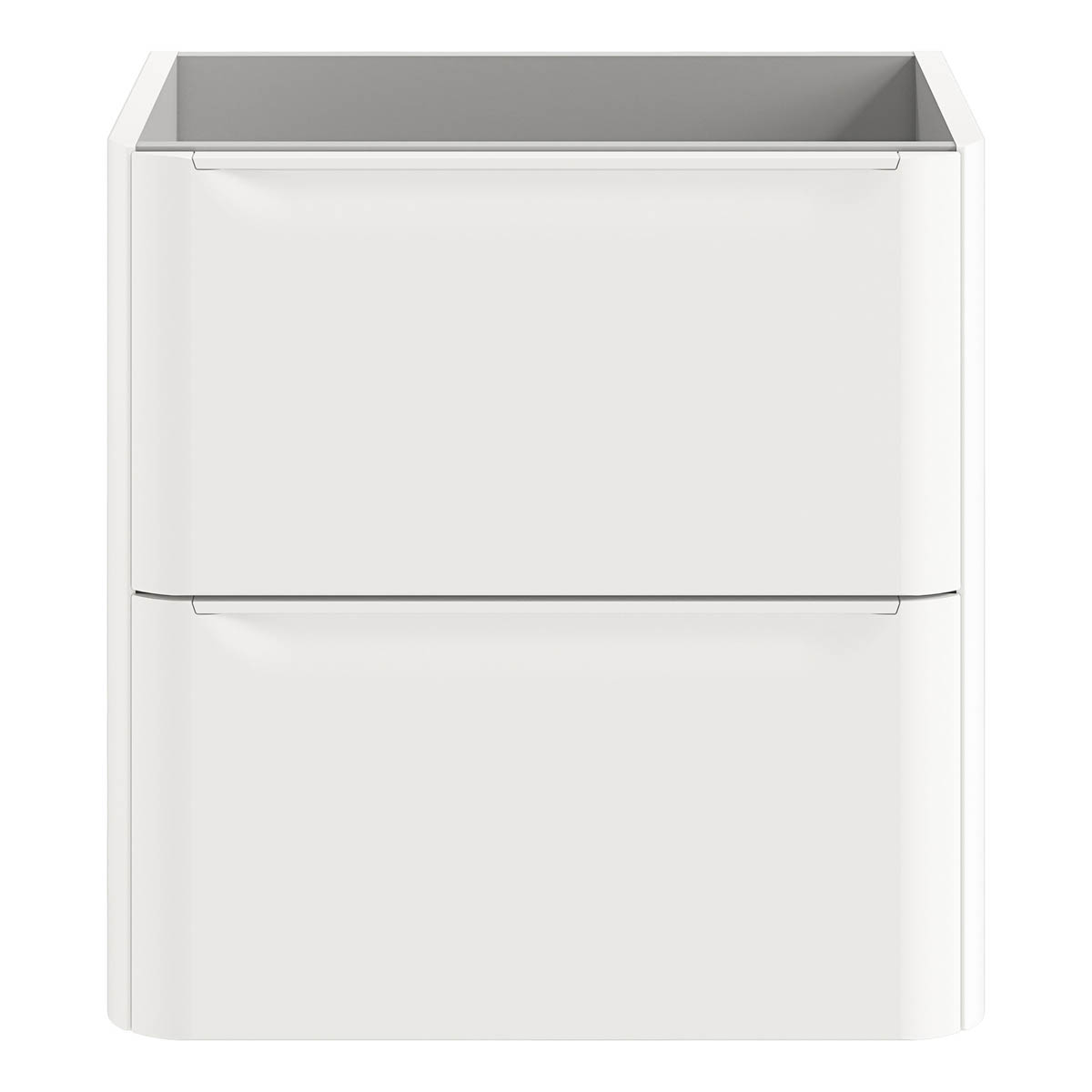 Bathroom Vanity unit Nevado Standard Matt White Wall-mounted (H) 600mm (W) 600mm - Image 4