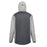 Softshell Jacket Mens Grey Black Durable Water Repellent Adjustable Hood X Large - Image 2