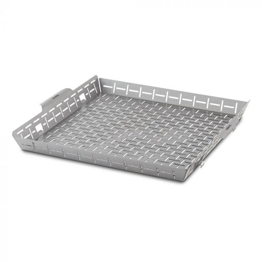 Weber BBQ Roasting Basket Crafted Outdoor Cooking Tray Durable Stainless Steel - Image 1