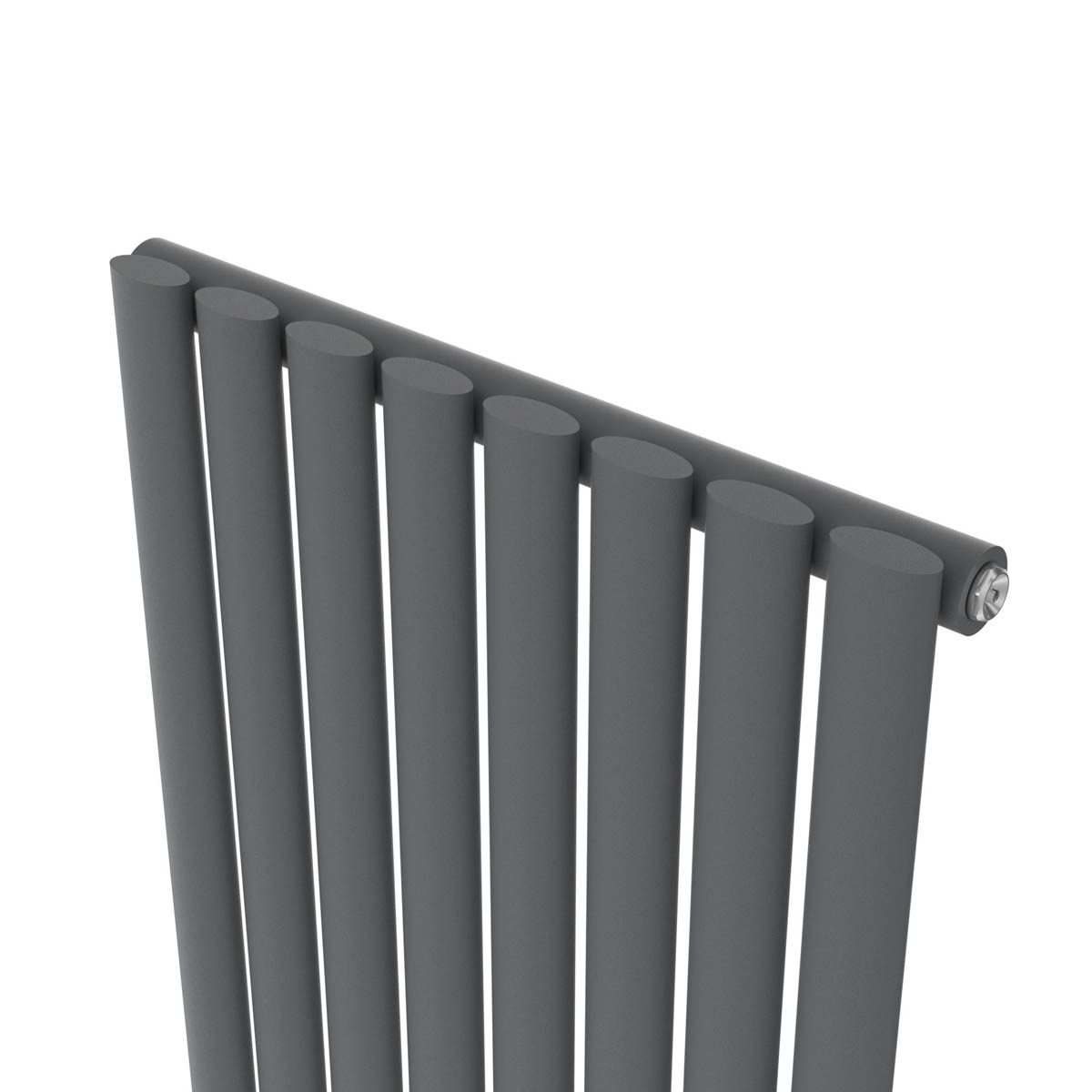 Designer Radiator Anthracite Thermodynamic Vertical Flat Panel (H)180x(W)48cm - Image 5