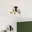 Ceiling Light 5 Way Antique Brass Matt Black E27 Vintage Living Room Bedroom 40W - Image 1