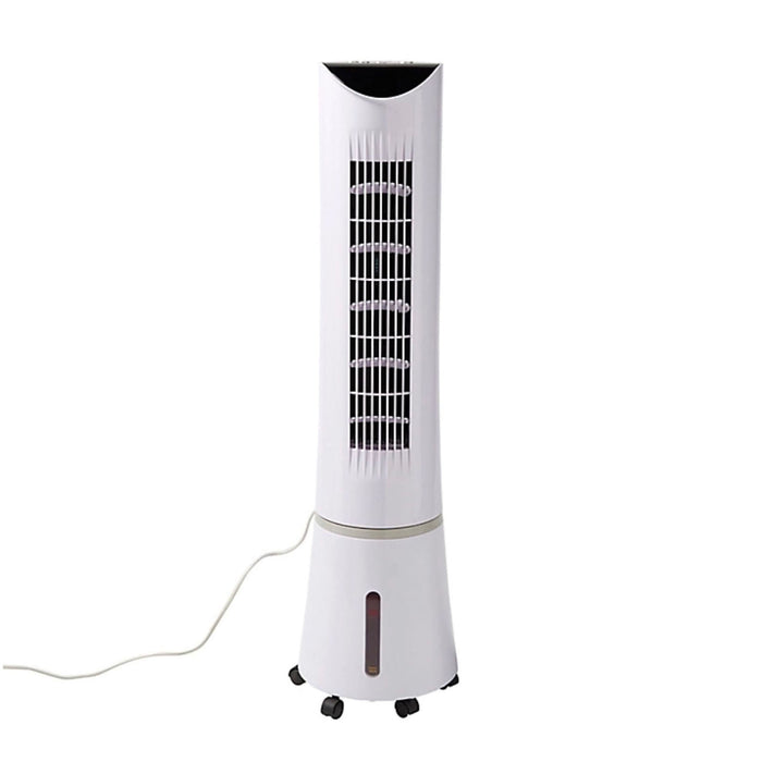 Portable Air Cooler Fan White Timer 3 Speed Oscillation 4L Remote Control 45W - Image 1