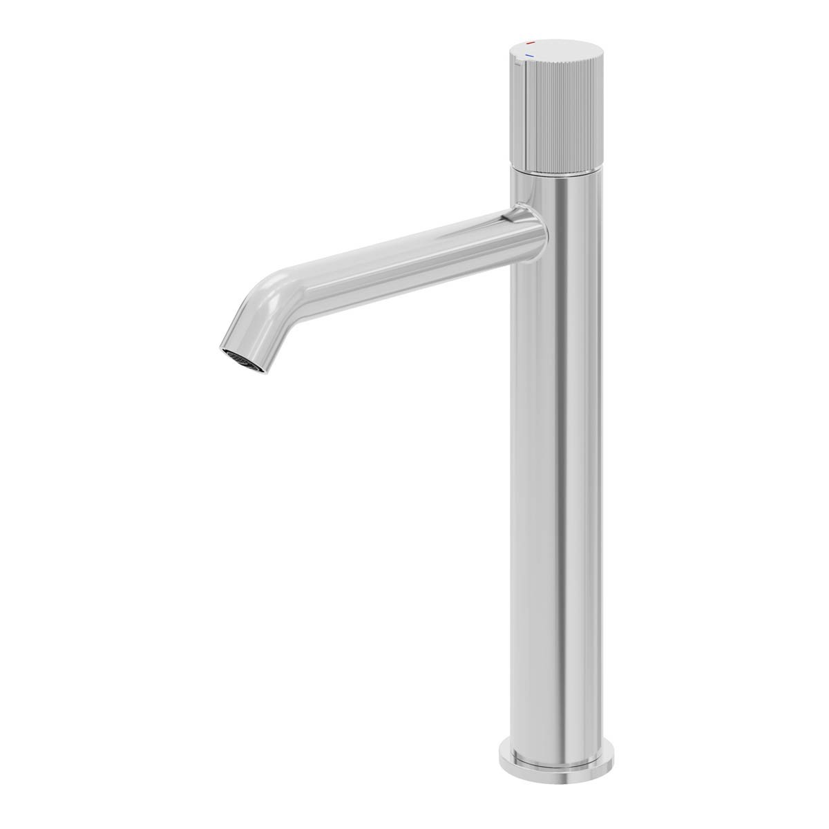 Barhroom Basin Tap Mixer Chrome Round Single Lever Ceramic Cartridge Faucet - Image 1