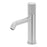 Basin Mixer Tap Chrome Effect Round Lever Deck-Mounted Manual Modern Durable - Image 1