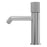 Basin Mixer Tap Chrome Effect Round Lever Deck-Mounted Manual Modern Durable - Image 3