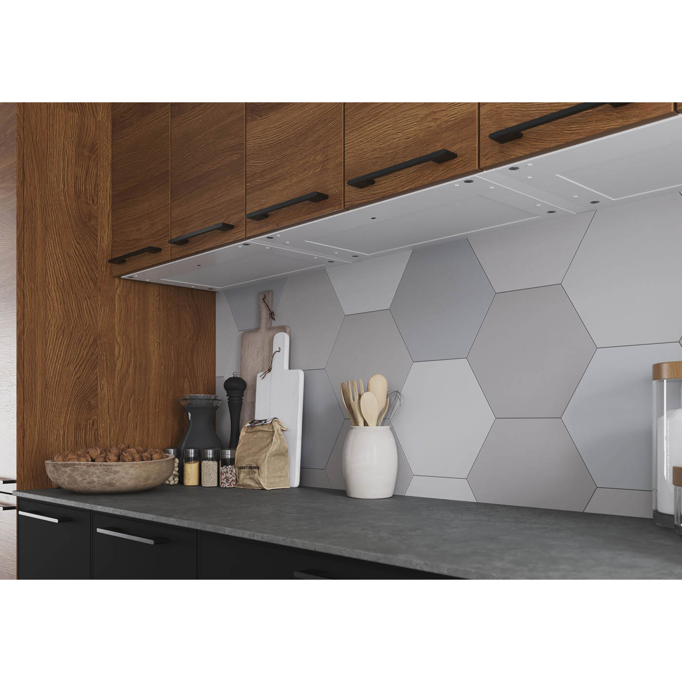 Under Cabinet Light LED Cool Warm White Motion Control White (L)319mm (W)564mm - Image 4