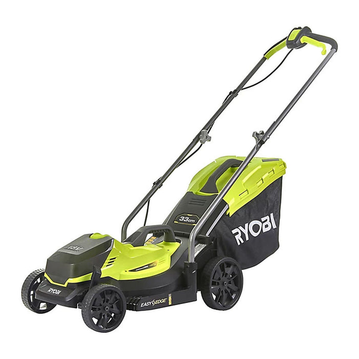 Ryobi Lawnmower Cordless 18V 5.0Ah RLM18X33B50B Rotary Folding Handles 33cm 35L - Image 1