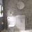 Bathroom Mirror Round Wall-Mounted Chrome Effect Adjustable (H)50cm (W)50cm - Image 3