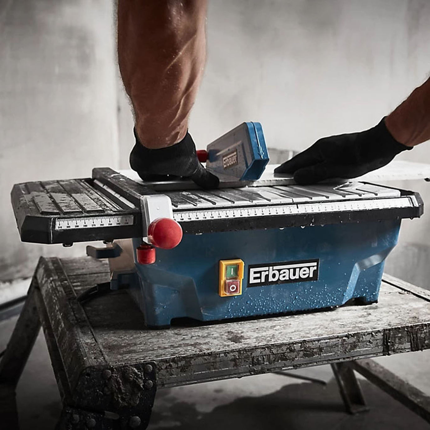 Erbauer Tile Cutter Electric 90-600V TC180VI Ceramic Terracotta Marble 750W - Image 7