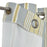 Paeru Yellow Stripes Lined Eyelet Curtain (W)167cm (L)183cm, Pair - Image 3