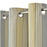 Paeru Yellow Stripes Lined Eyelet Curtain (W)167cm (L)183cm, Pair - Image 4