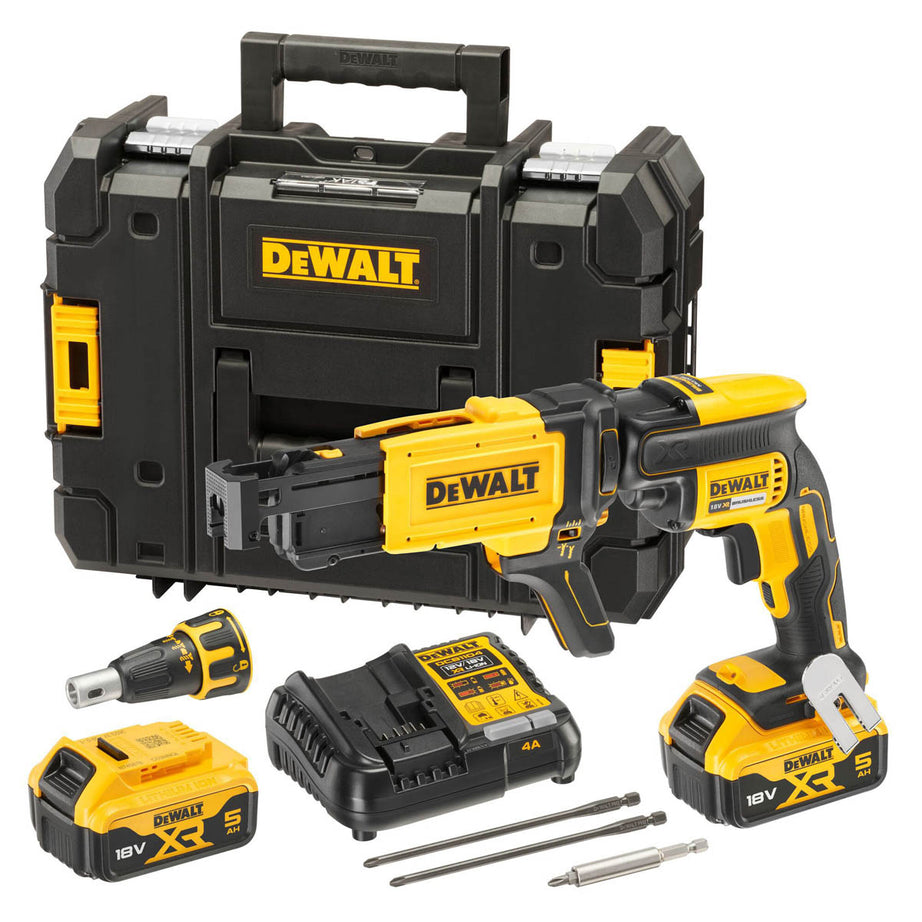 DeWalt Drywall Screwdriver Cordless DCF620P2K-GB Brushless 18V 2 x 5Ah XR Li-Ion - Image 3