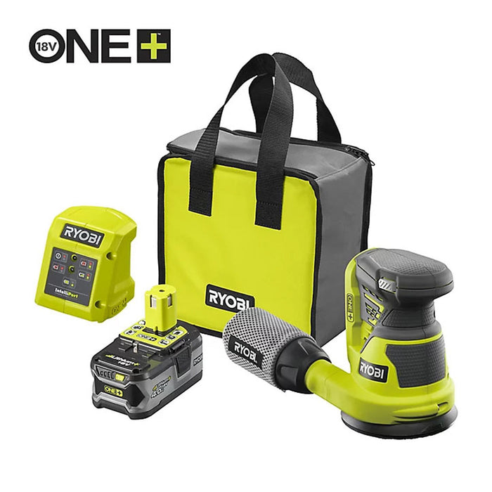 Ryobi Random Orbit Sander One+ Cordless 18V 125mm 4.0Ah Li-ion Lightweight - Image 1