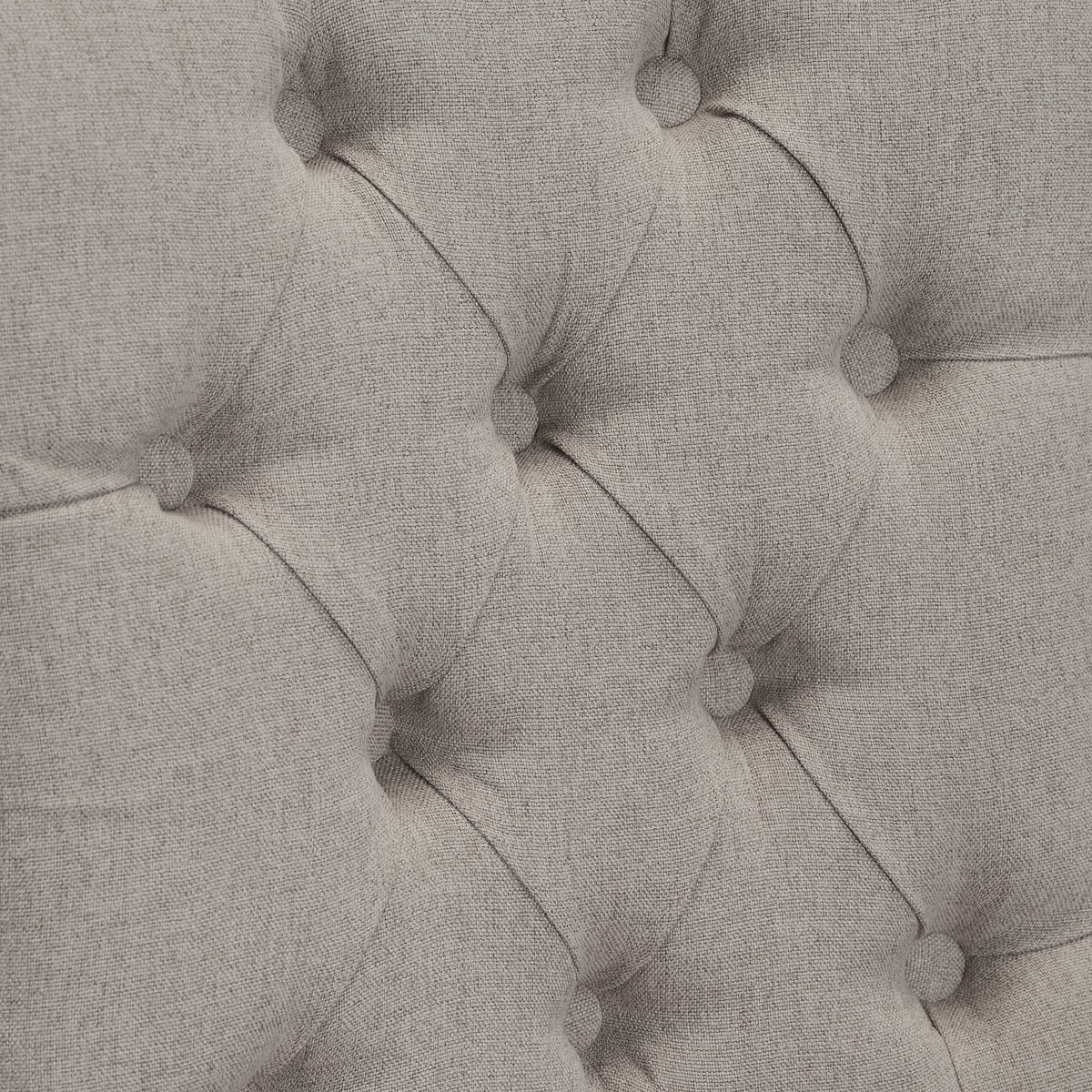 Office Chair Grey Linen Effect Swivel Adjustable Height Contemporary Home - Image 5