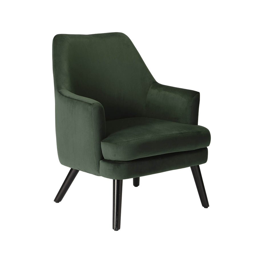 Relaxer Accent Chair Dark Green Velvet Living Room Bedroom Modern (H)895 (W)720 - Image 4
