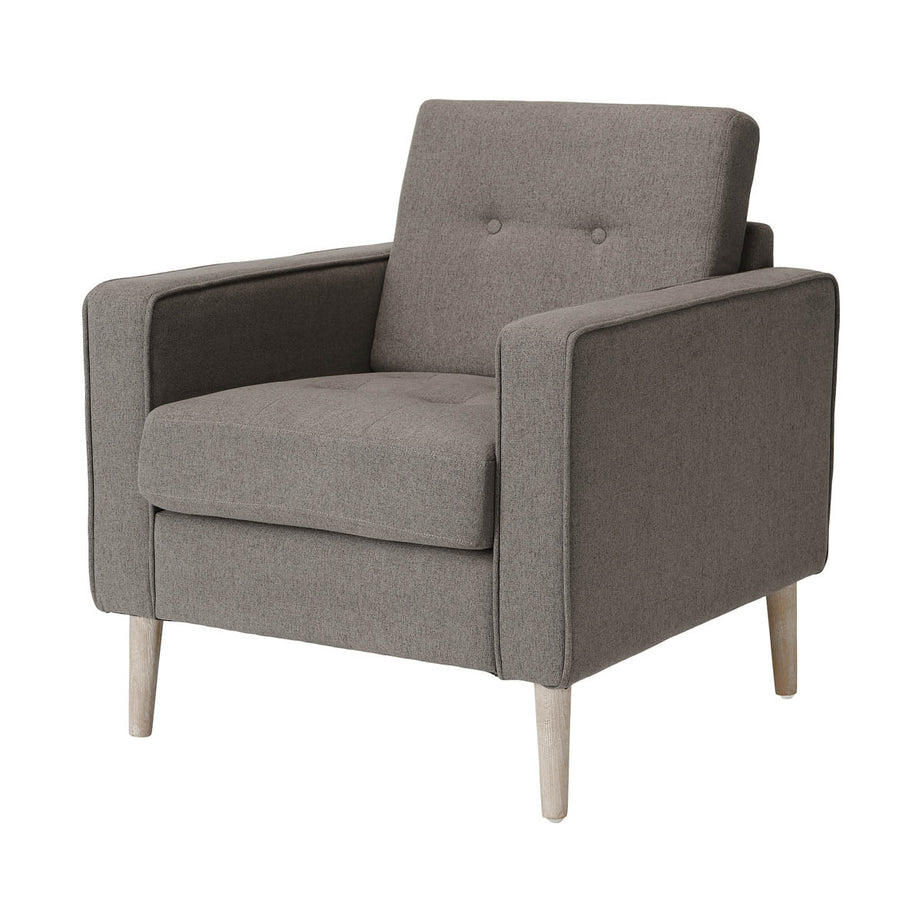 Relaxer Accent Chair Dark Grey Linen Living Room Bedroom (H)850 (W)770 (D)795mm - Image 2