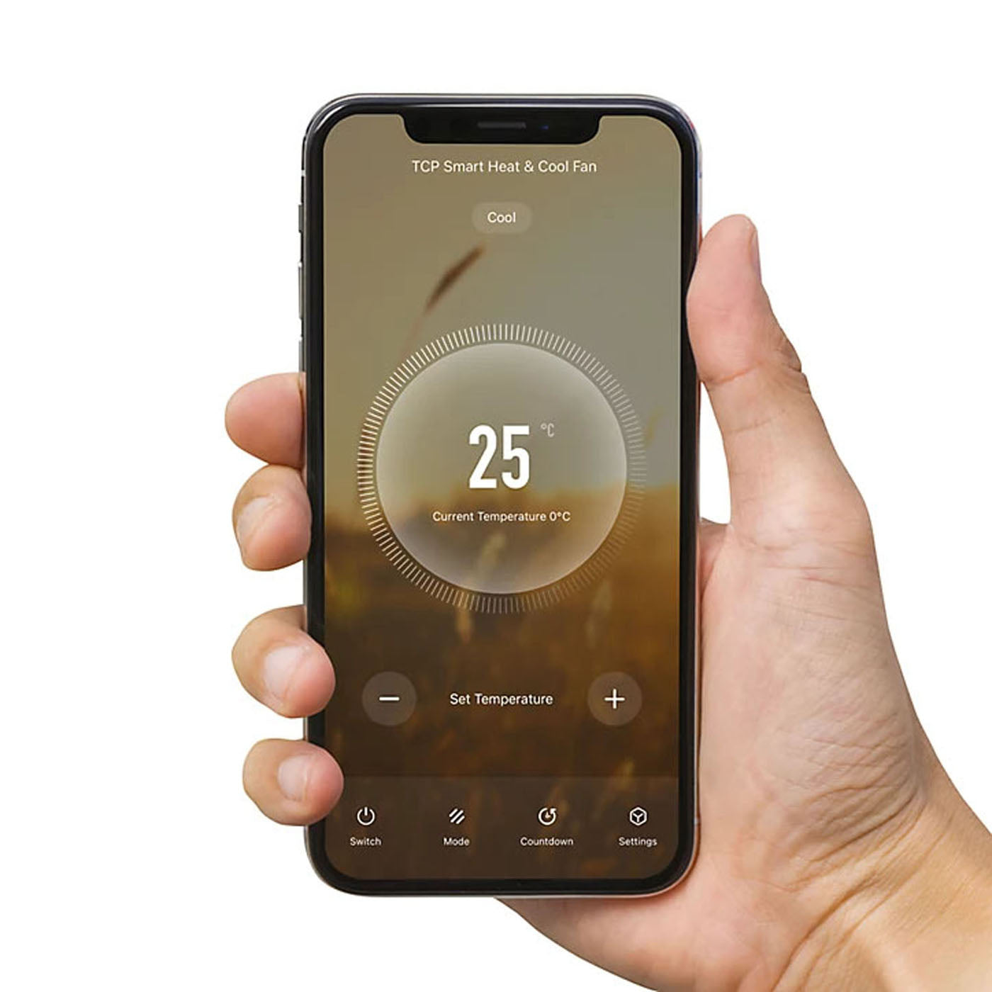 TCP Fan Heater Bladeless Smart LED White Freestanding Plastic IPX0 1500 W - Image 6