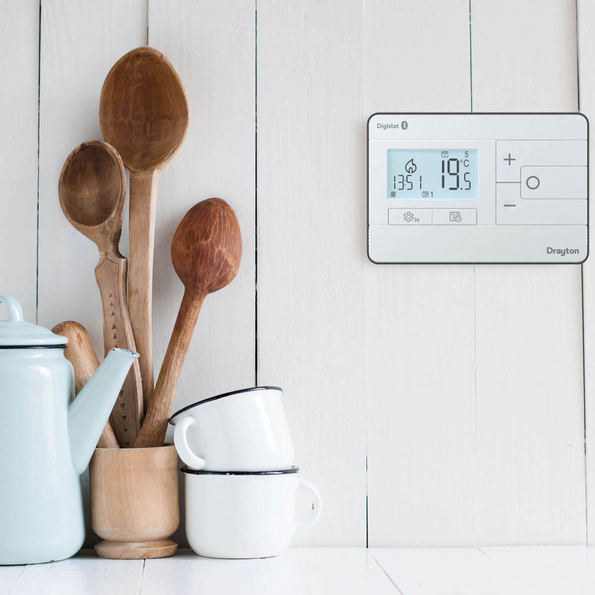 Drayton Home Thermostat White Smart App Controlled Central Heating Pro —  iForce Market