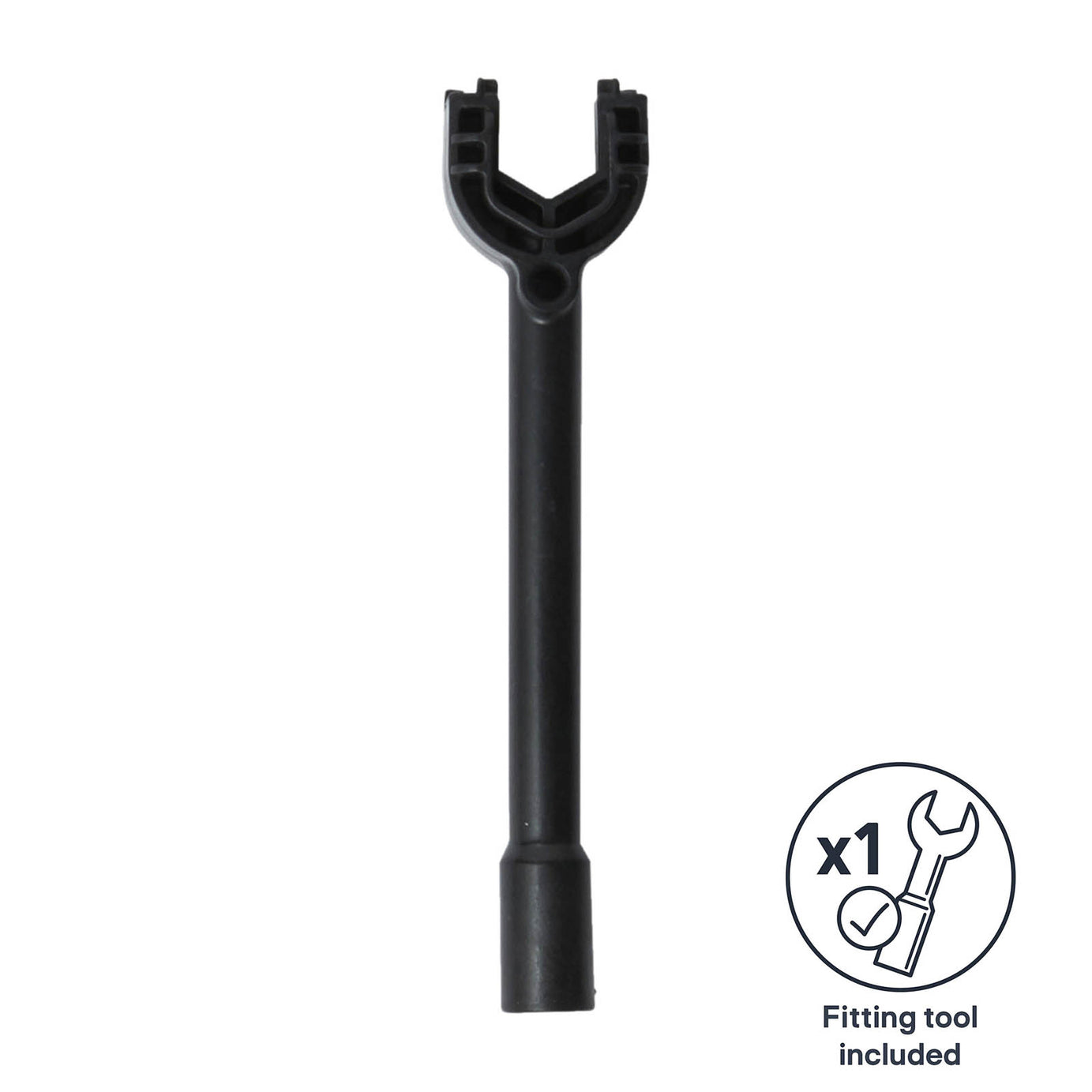 Kitchen Sink Tap Mixer Black Graphite Effect Single Side Lever Modern Faucet - Image 2