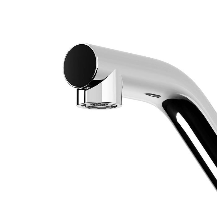 Kitchen Mixer Tap Chrome Gloss Single Lever Swivel Spout Brass Contemporary - Image 3