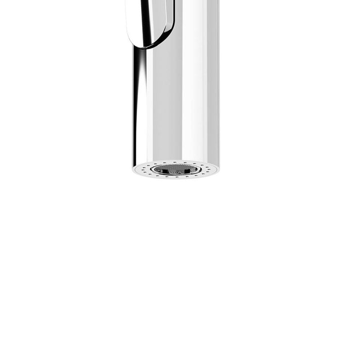 Kitchen Tap Mixer Pull Out Chrome Single Lever Spray Head Contemporary Design - Image 3