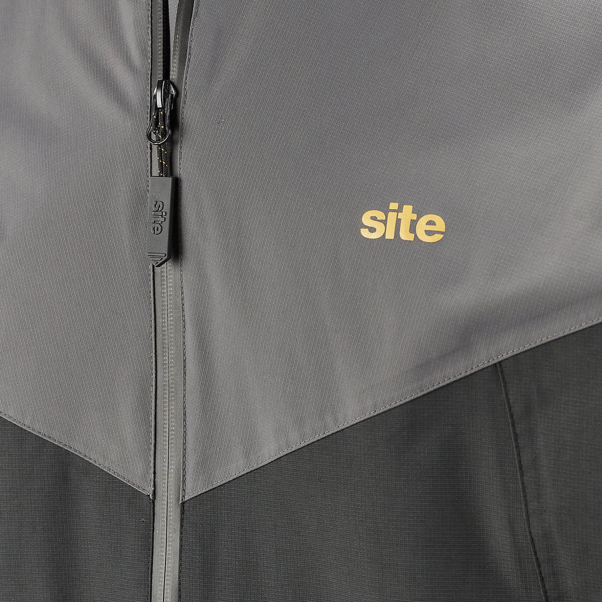 Site Messner Work Jacket Black Grey Large Heavy Duty Workwear - Image 10